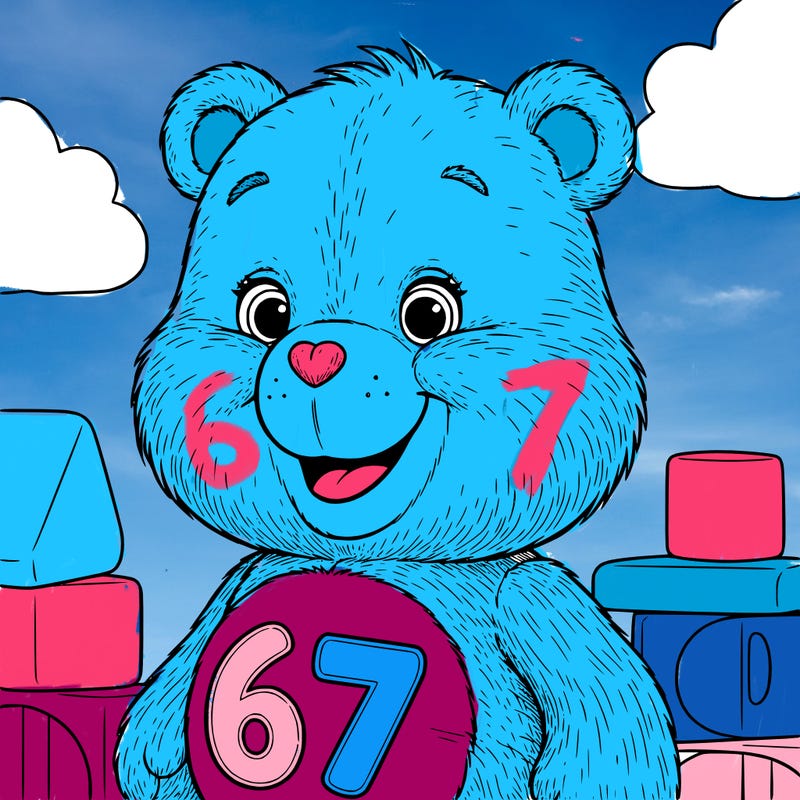 a 67 carebear