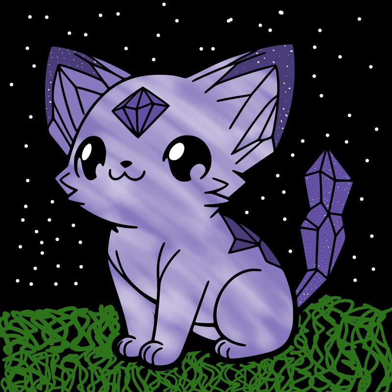 crystal kitten