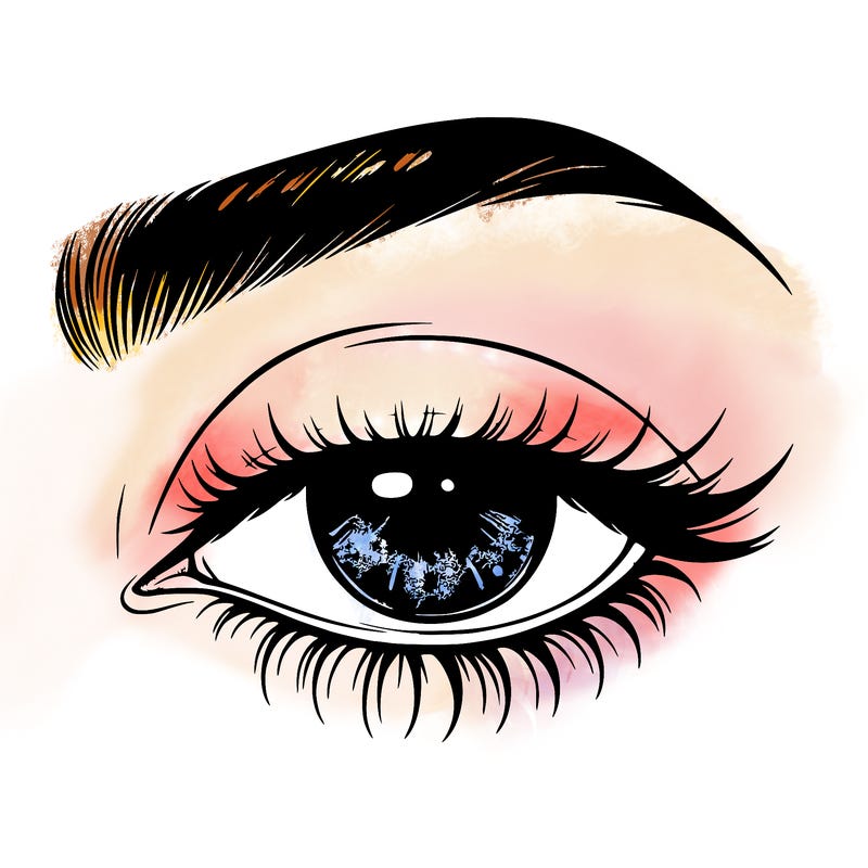 eye closed realistic