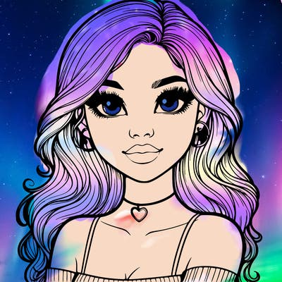 realistic pretty girl