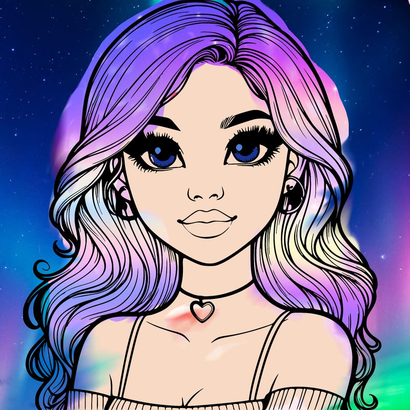 realistic pretty girl