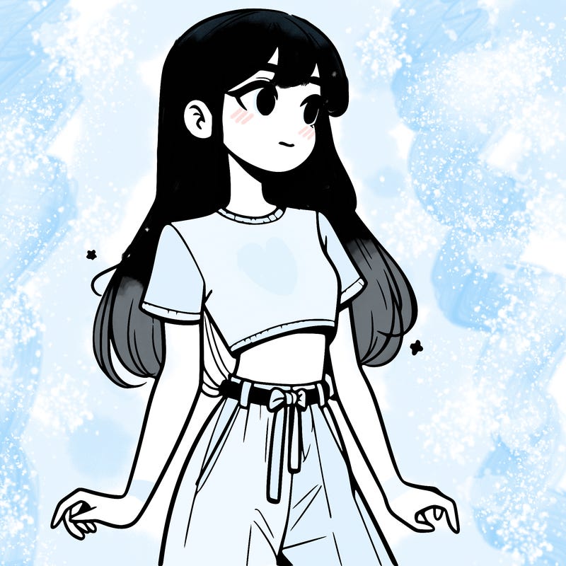 girl in a cute crop top