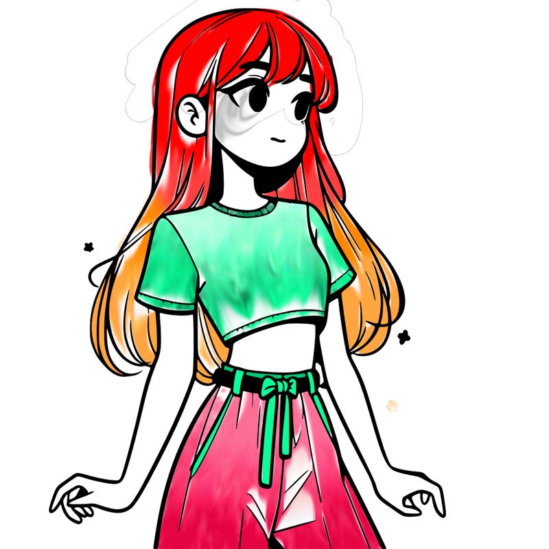 girl in a cute crop top