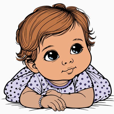 realistic baby girl