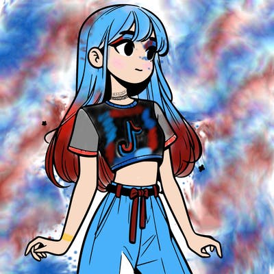 girl in a cute crop top