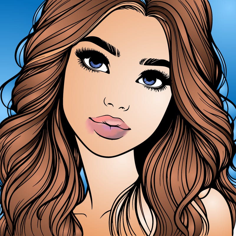 beautiful realistic girl