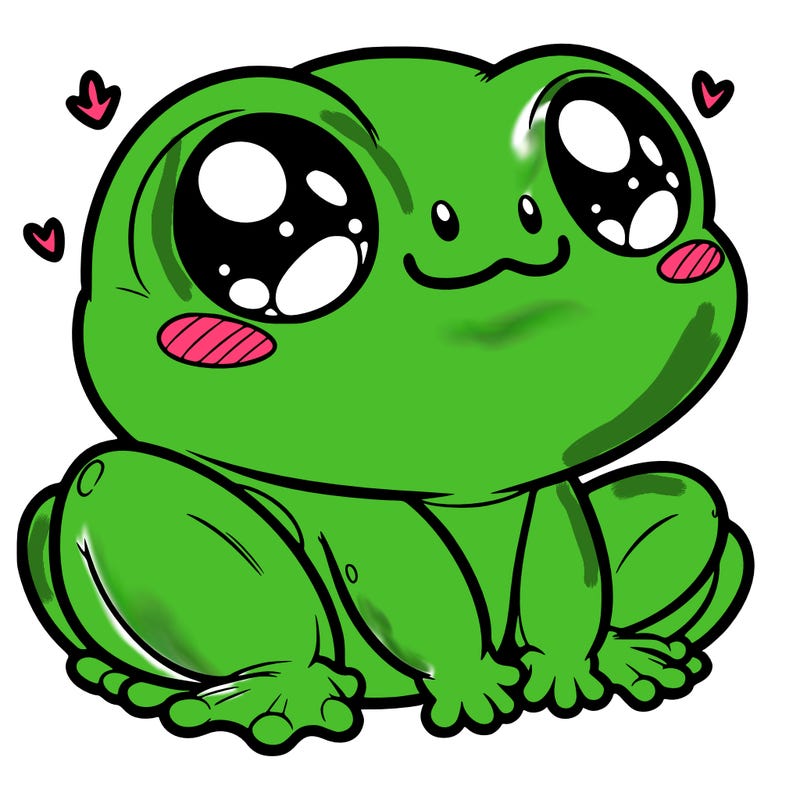 cute frog person realistic