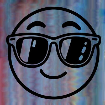emoji with sunglasses