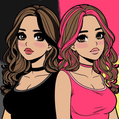 realistic twin sisters