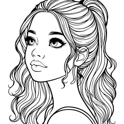 beautiful realistic girl