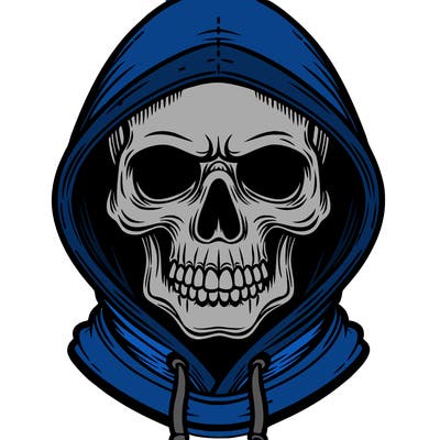 skull hoodie