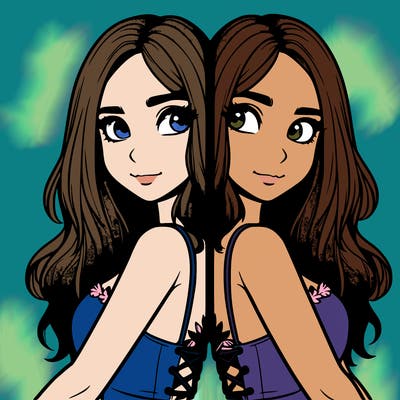 a realistic girl split