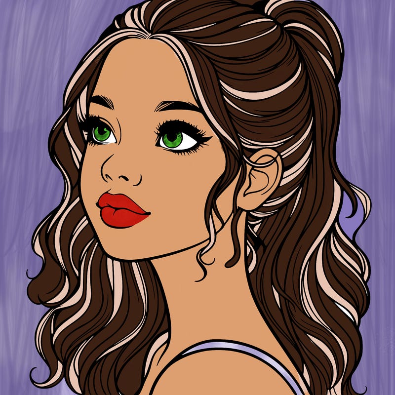 beautiful realistic girl