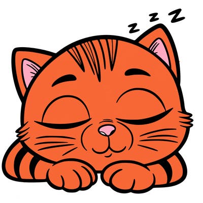 sleepy cat