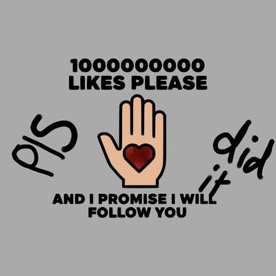 100000000000 likes please and i promise i will follow you