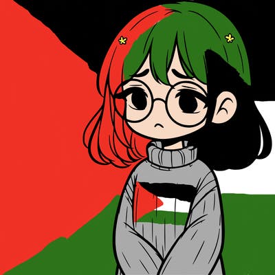 sad girl with glasses in a sweater