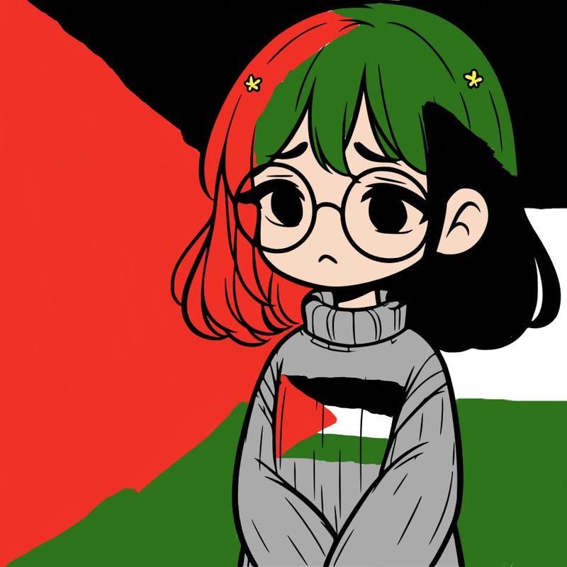 sad girl with glasses in a sweater