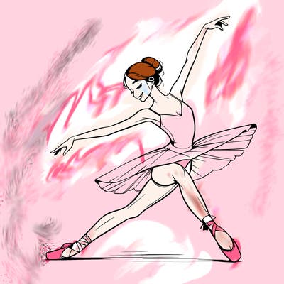 ballerina realistic aesthetic