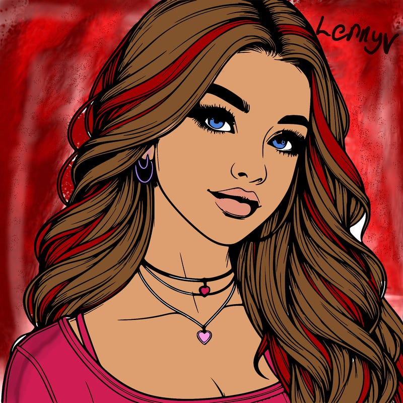 detailed realistic girl