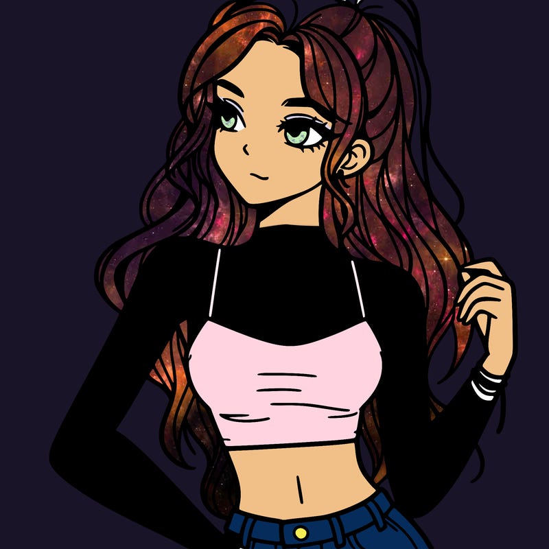 girl in crop top