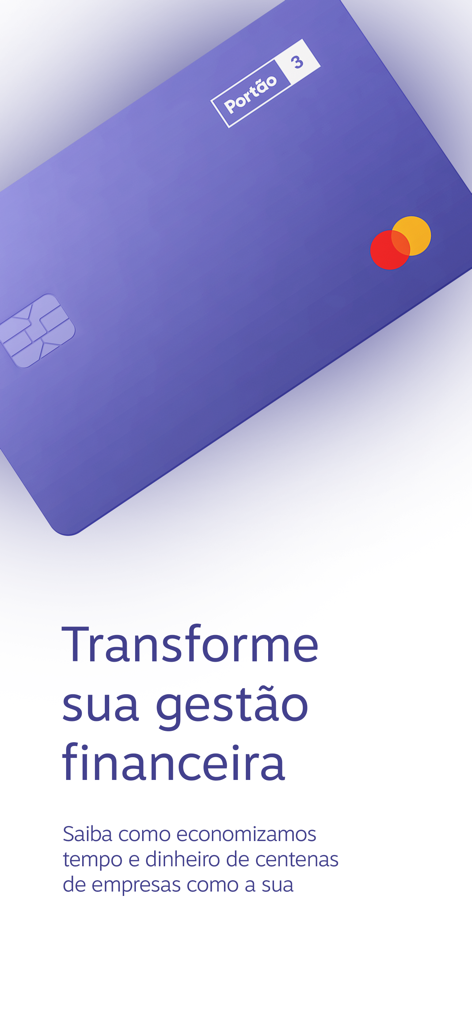 Portão 3 - Expenses - Portão 3 corporate credit card for business financial management and expense control