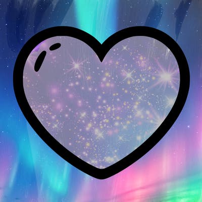 a blank heart