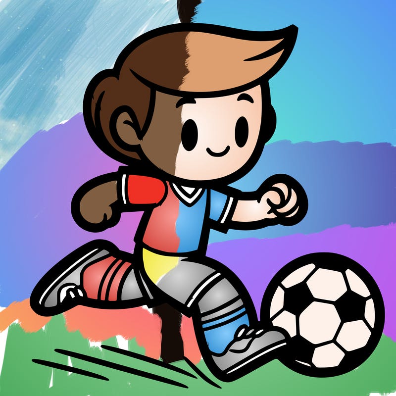 a soccer player