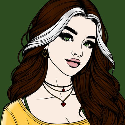 detailed realistic girl