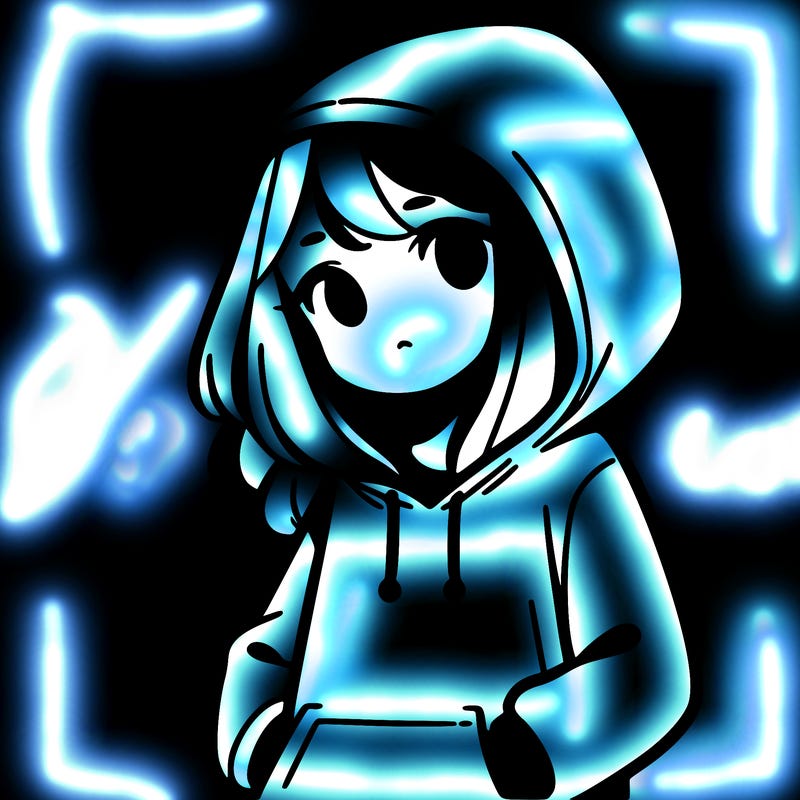 girl with hoodie