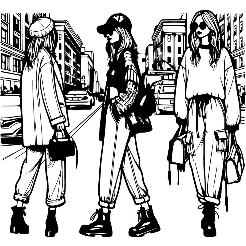 street style fashion realistic girl