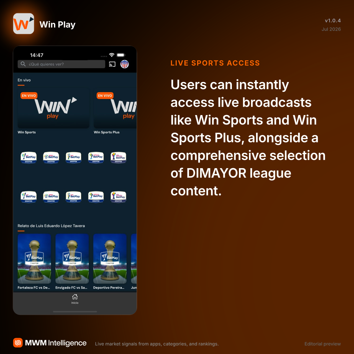 Win Play - Entertainment App | MWM