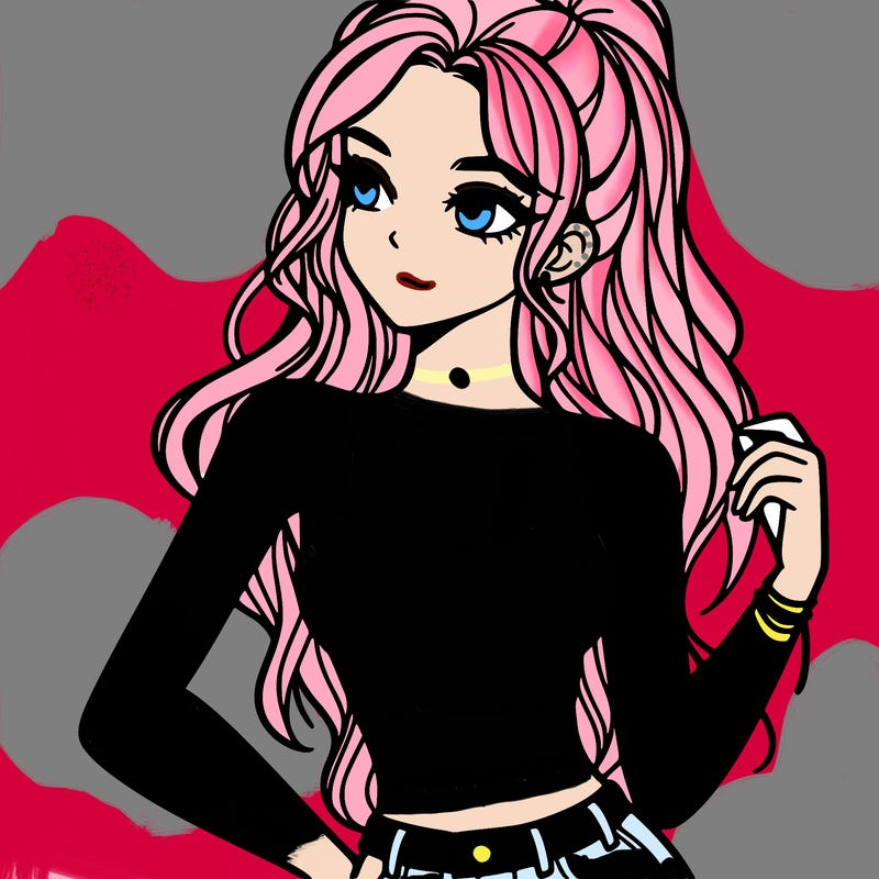 girl in crop top