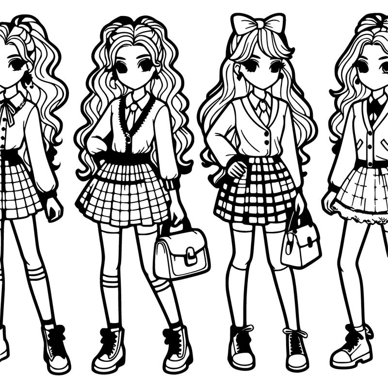 preppy girls