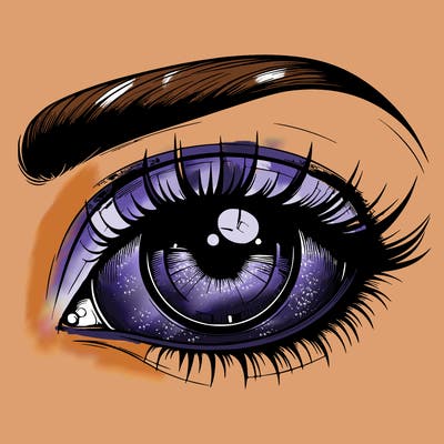 realistic eye