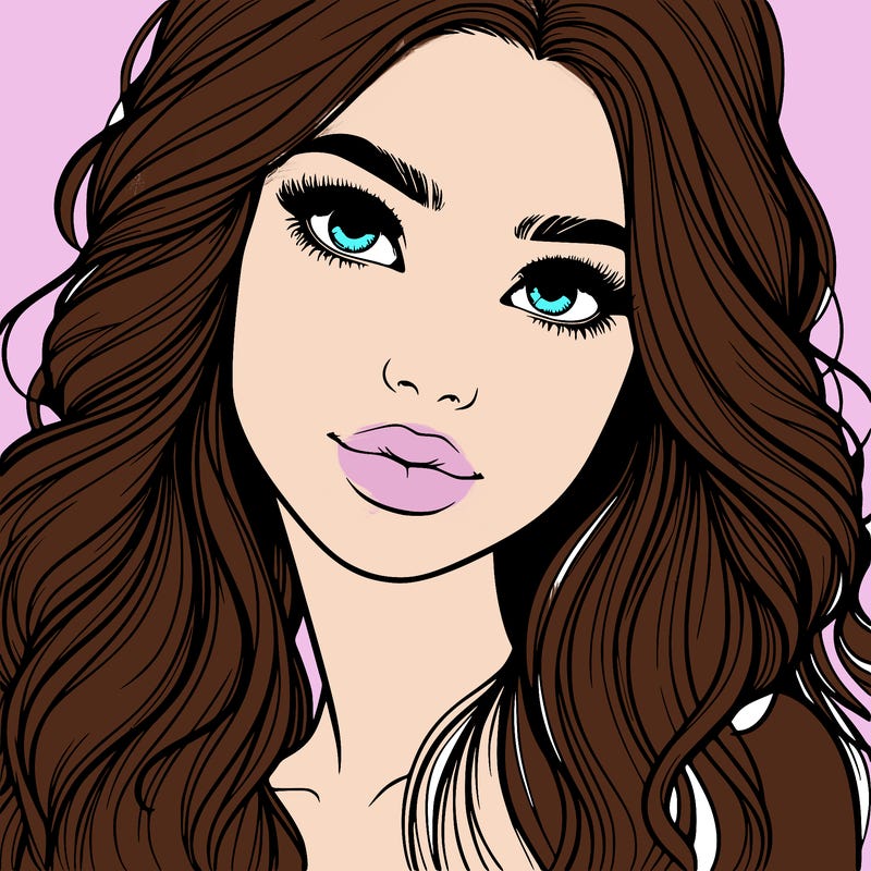 beautiful realistic girl