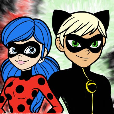 cat noir and ladybug