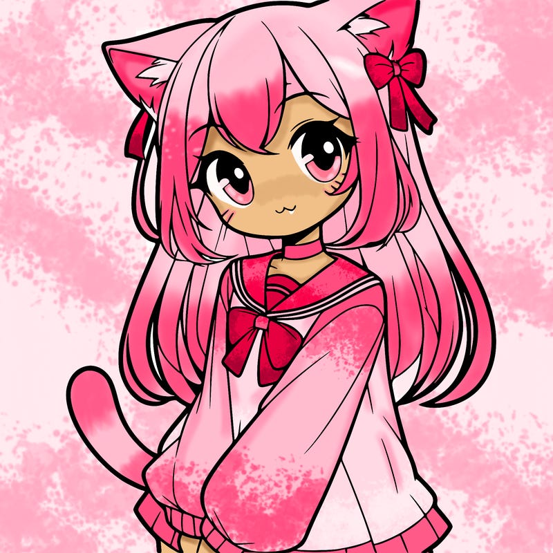 cat anime girl