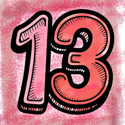 13