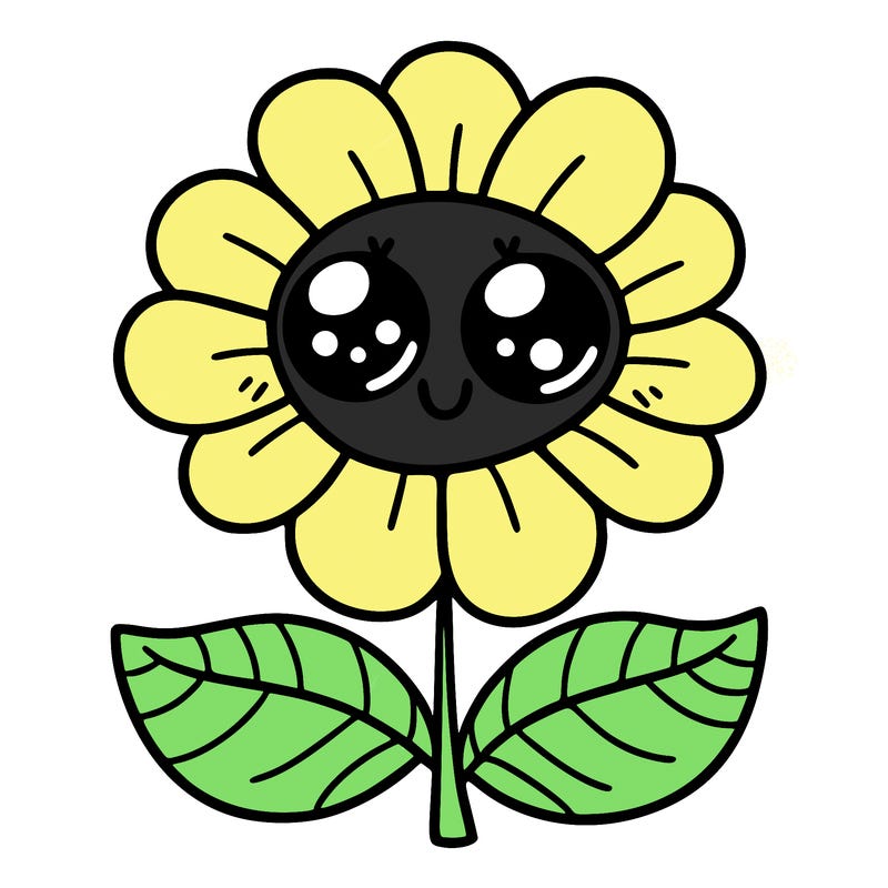 flower with eyes