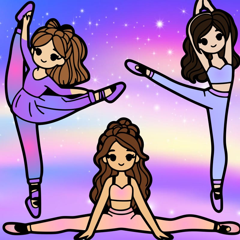girls doing the splits