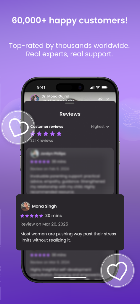 coto - Coto app interface displaying positive customer reviews and a five star rating for expert guidance