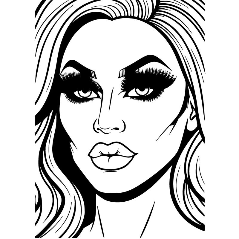realistic drag queen