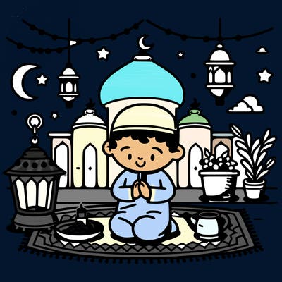 ramadan mubarak for kids