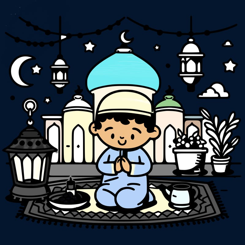 ramadan mubarak for kids