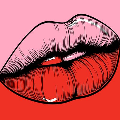 realistic lips