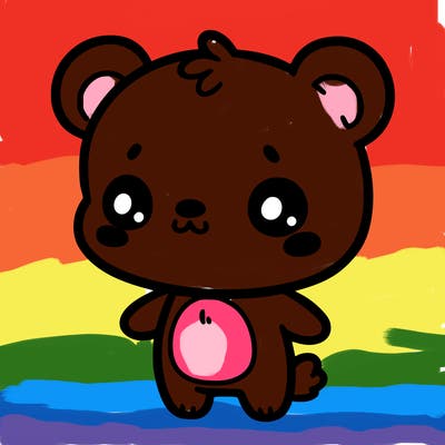 cute little tiny bear