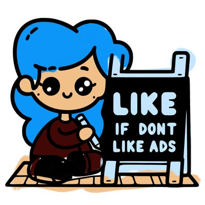 like if you don’t like adds