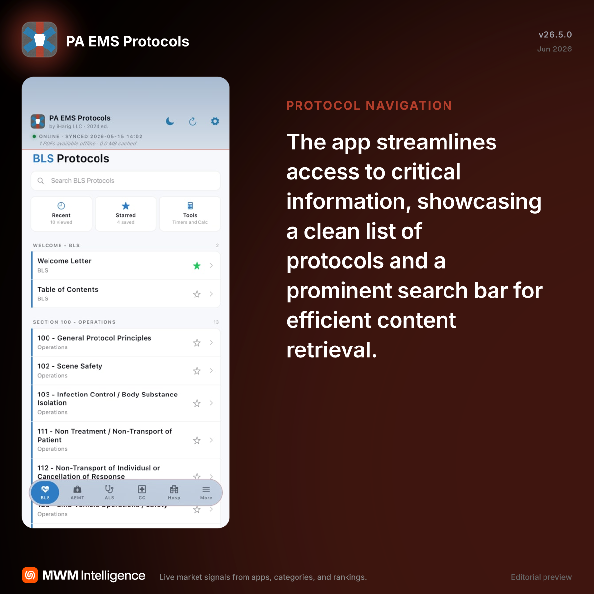 PA EMS Protocols - Medical App | MWM