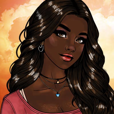 detailed realistic girl