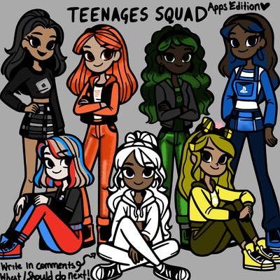 teenage girls squad